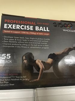 NIB exercise ball