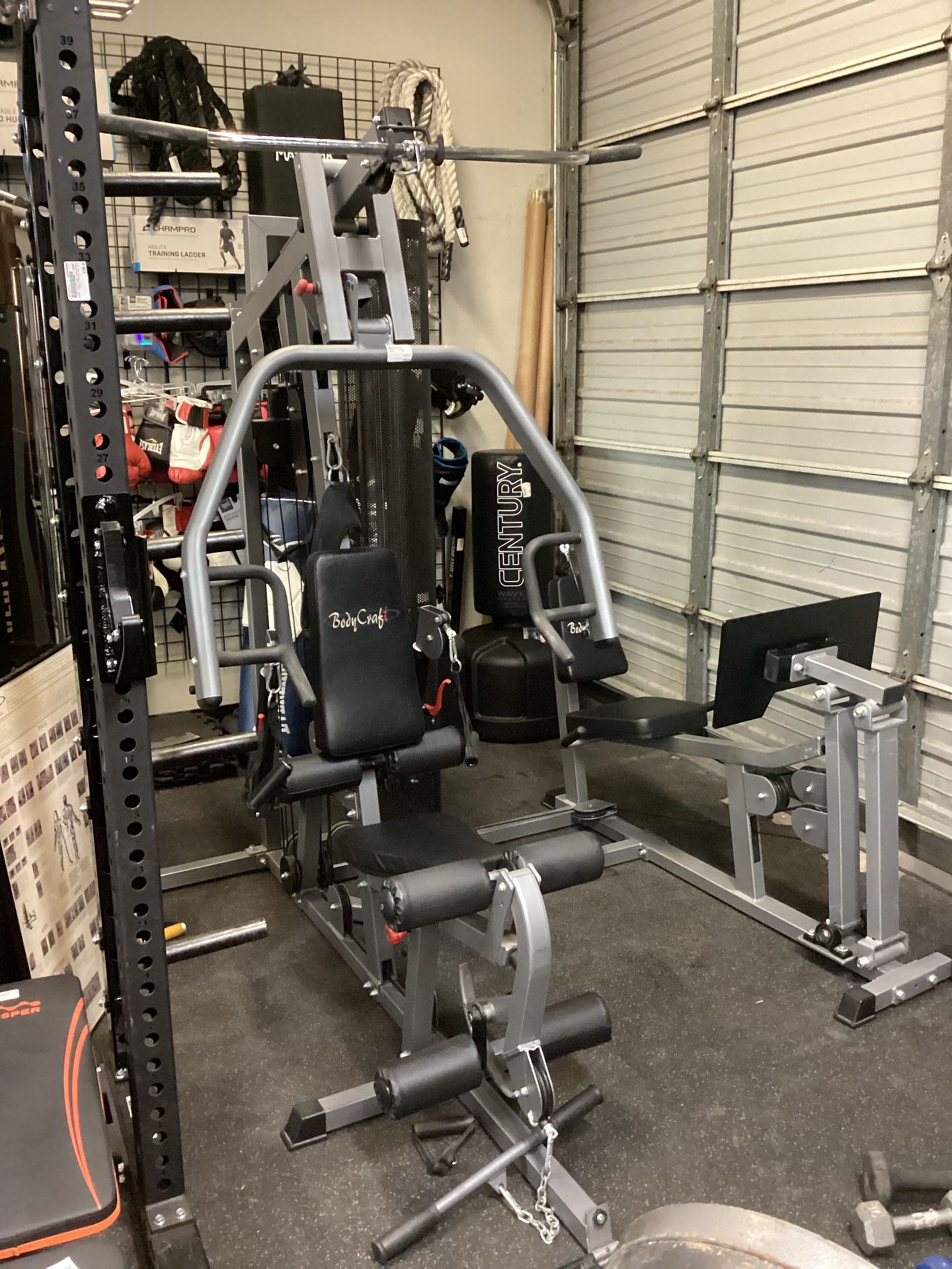 BodyCraft Xpress Pro Home Gym With 200lb Weight Stack And Leg Press Attachment