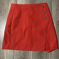 Red Alternative Mini Skirt - Small