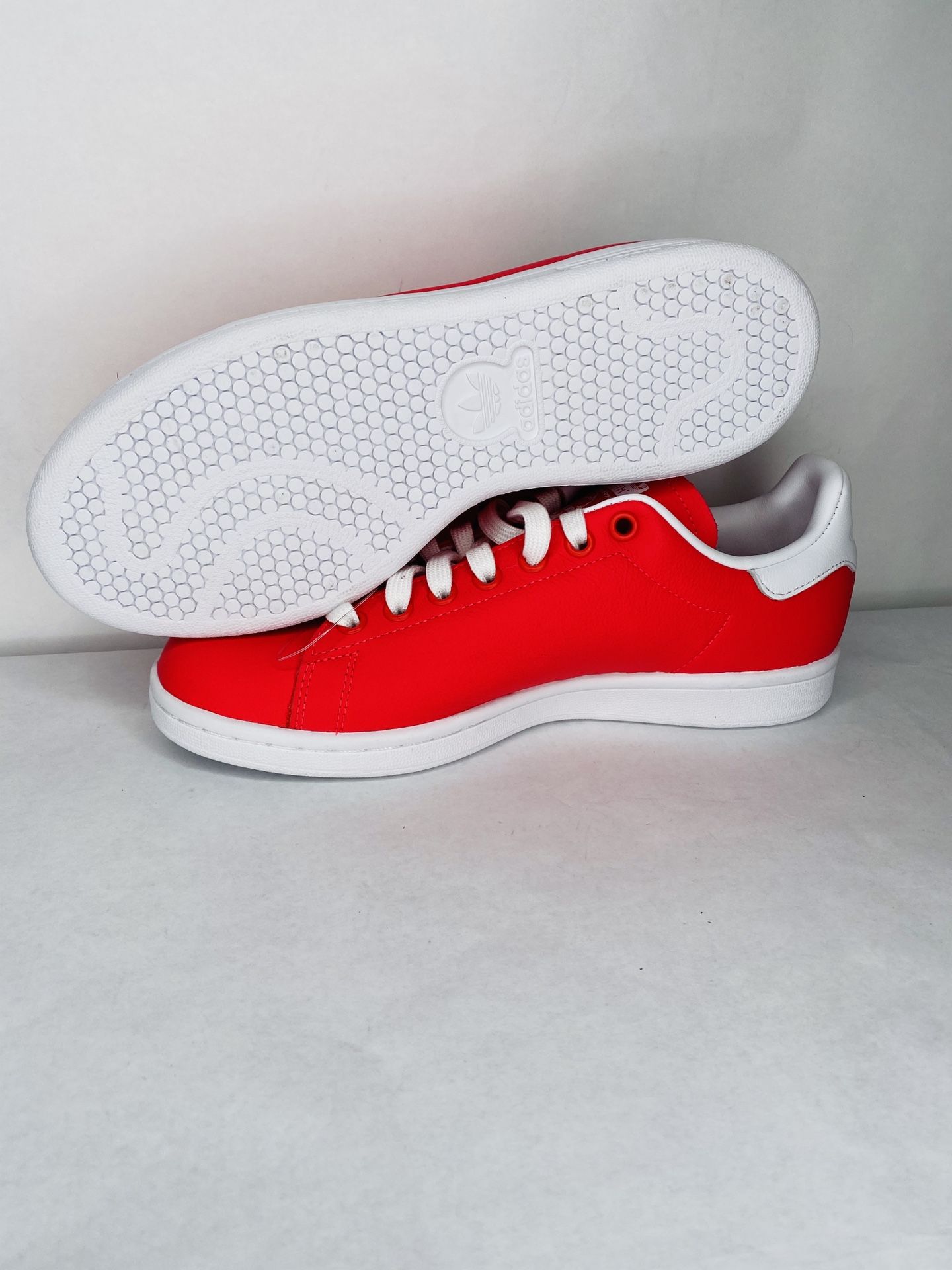 Adidas Stan Smith Leather Red Classic Original Shoes Mens Size