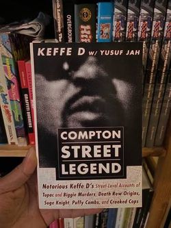 Keefe d new book(The full 2pac story)$39.99