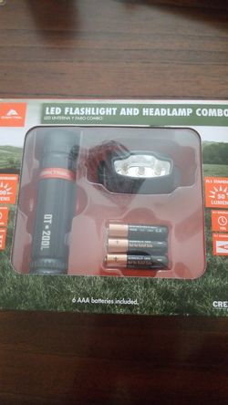 Ozark Trail LED FLASHLIGHT AND HEADLIGHT COMBO