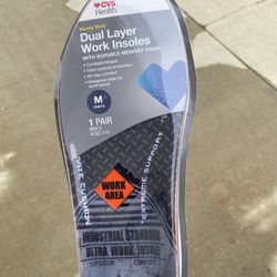 Dual layer work insoles