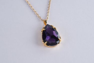 Mother day gift Gold tone necklace 18 inches chain