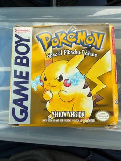 Pokémon Yellow Version Complete in Box (CIB) – Game Boy – Authentic