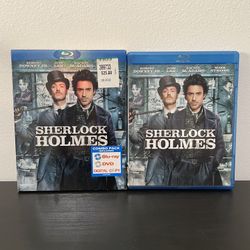 Sherlock Holmes Blu Ray DVD 2 Disc Combo Slipcover Robert Downey Jude Law 2010