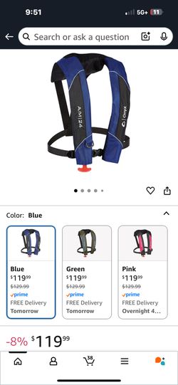 Inflatable Life Jacket