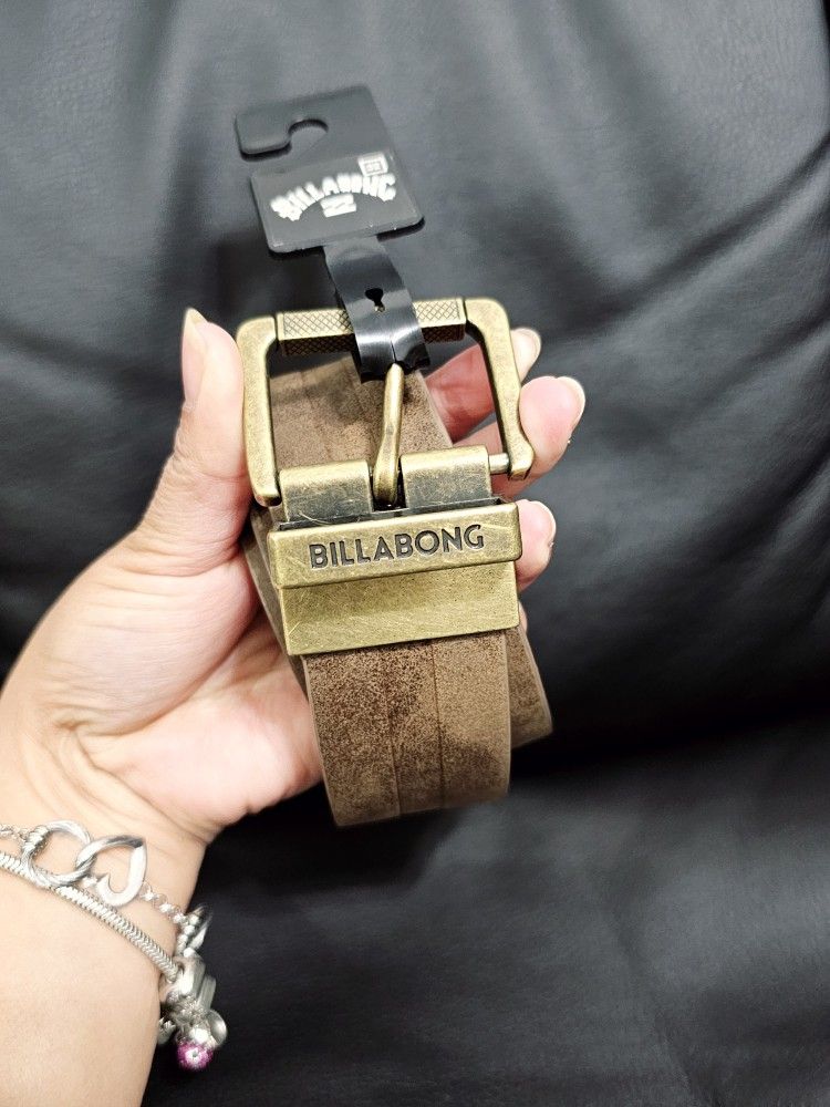 NWT❗️Billabong Double Barrel Belt Mens Size 32
