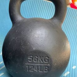 ROGUE 124 LB. / 56KG.  KETTLEBELL   •  Also Have  106s  100s  97s  70s  62s  44s  30s  22s  18s  13s  10s 