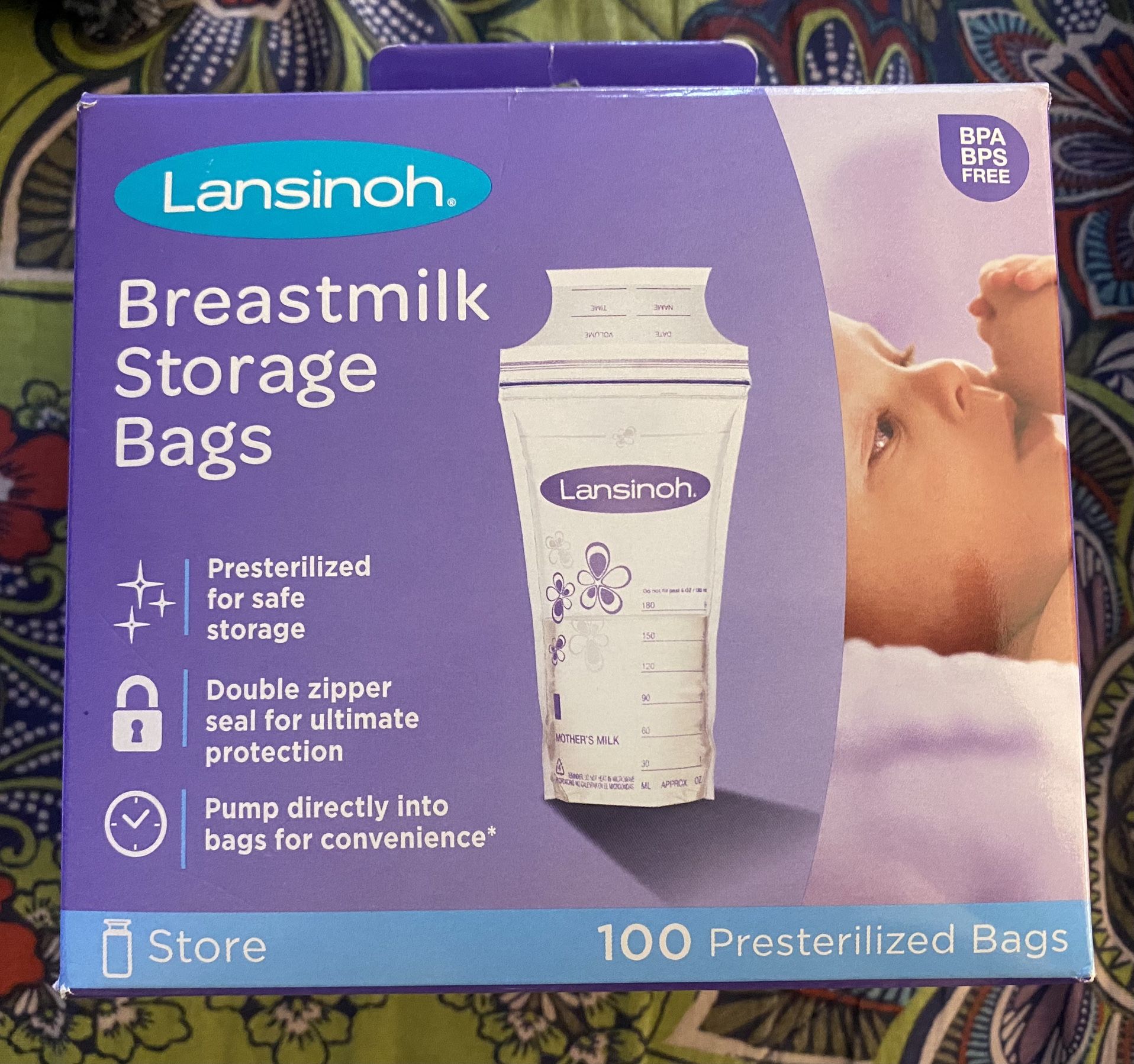 100 Count BREAST MILK STORAGE BAGS