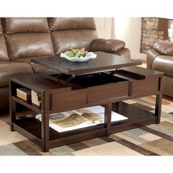 Lift top cocktail table And Square End table