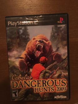 Sony PlayStation ps2 cabelas dangerous hunts 2009
