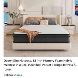 Full Bed And Bed Frame 