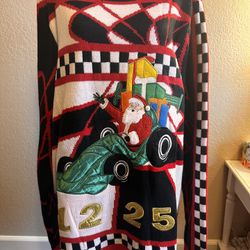 🎄 Santa Racecar Christmas Sweater 🎅🏎️