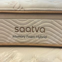 King Mattress (Saatva Memory Foam Hybrid ) ‼️Price Drop