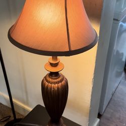 End Table And Lamp