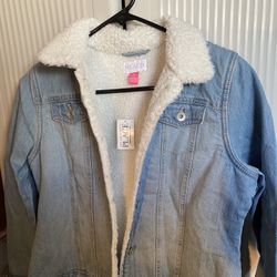 Kids Jean Jacket With Fur 