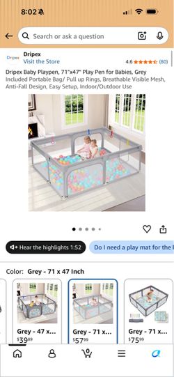 Baby toddler playpen play yard