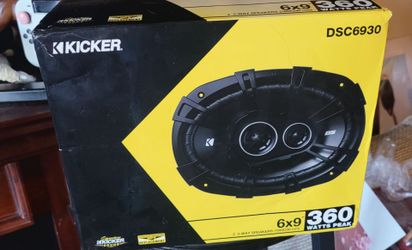 6x9 kicker speakers 3way 360w