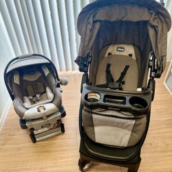 Chicco 3-in-1 Bravo Stroller - Like new 
