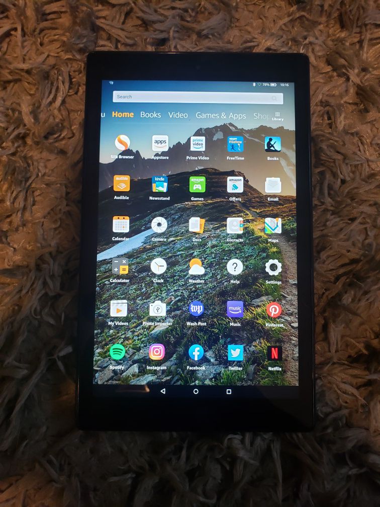 Amazon fire tablet 10.1 inch
