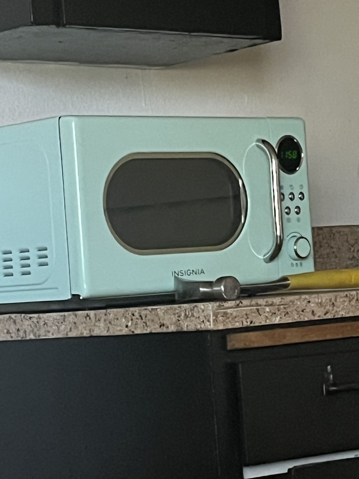 Teal Microwave 