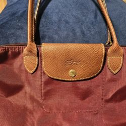 Longchamp Tote Bag Leather Purse