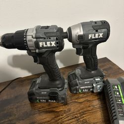 Flex 24v Drill/impact Driver Kit
