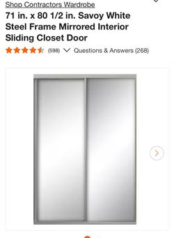Closet doors mirrors are in great condition no damage