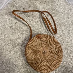 Rattan Purse