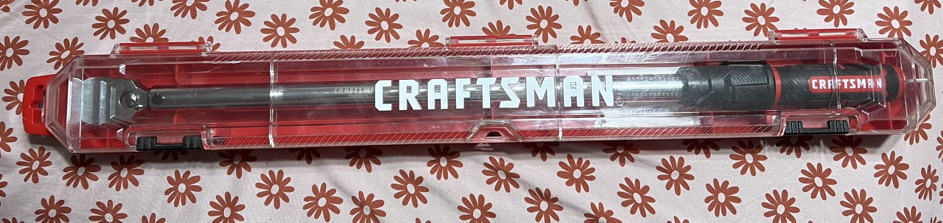 CRAFTSMAN 1/2-in Drive Click Torque Wrench 50-ft/lb to 250-ft/lb