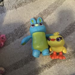 Disney Pixar Toy Story Bunny And Ducky Figures