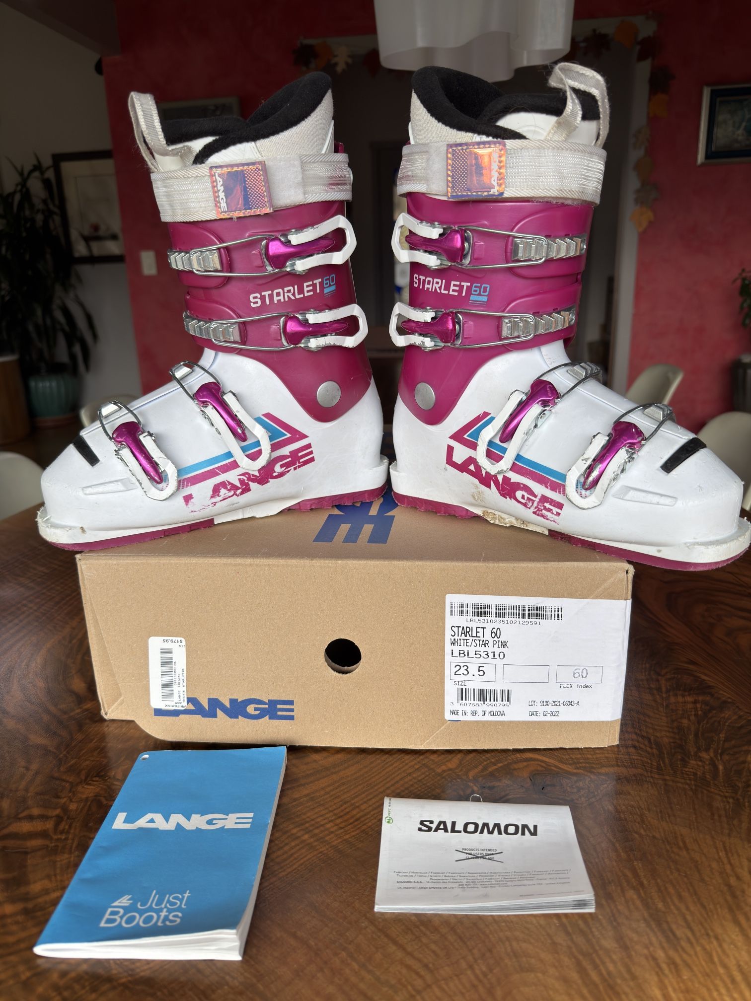 Starlet 60 Kids Ski Boots - Size 23.5