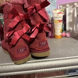 Pink Bailey Bow Uggs