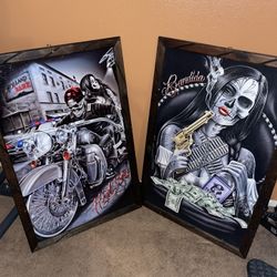 Two Pictures In Frame