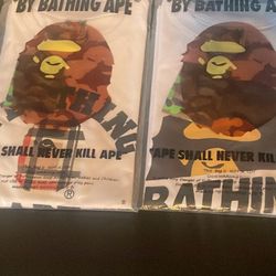 Brand New Bape Shirts Medium