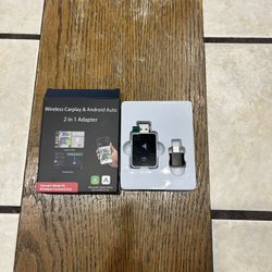 Wireless CarPlay And Android Auto 2 In 1 Adapter