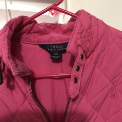 Polo Ralph Lauren Jacket . Color : Pink . In Great Condition , Size M (8-10