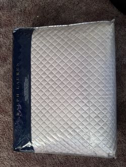 Ralph Lauren quilted coverlet and sham