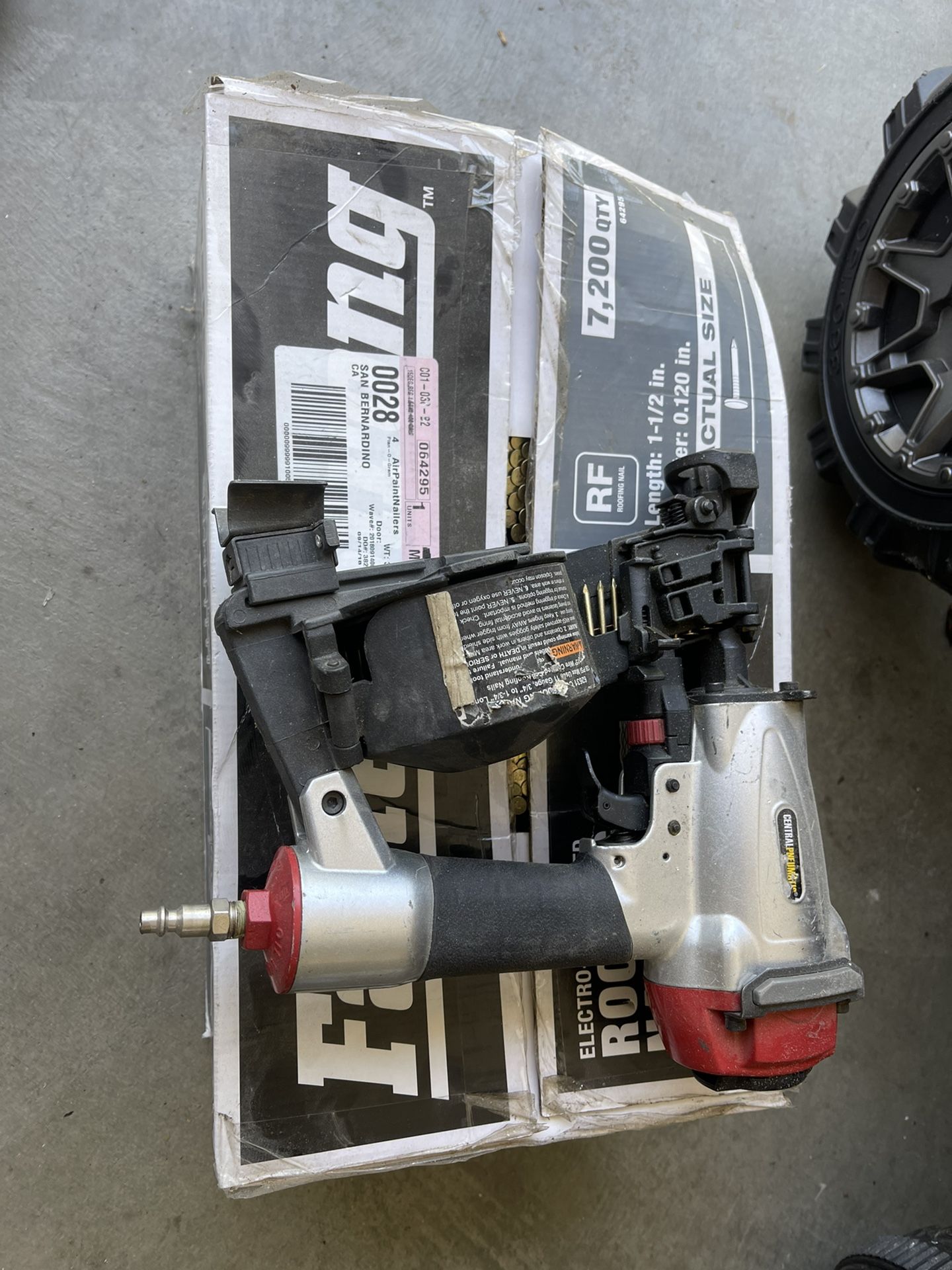Harbor Freight Roofing Nailer And Nails