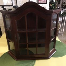 Vintage Cherry Wood Wall cabinet