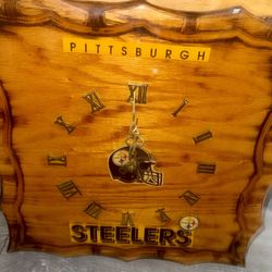 Vintage Pittsburgh Steelers Clock 