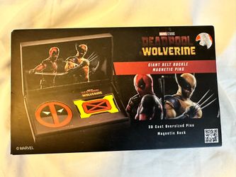 Deadpool And Wolverine Belt Buckle Pins