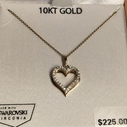 Swarovski Crystal Heart Necklace