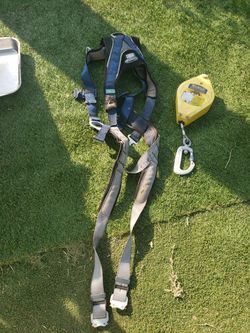 sala harness medium size and tag line fall protection