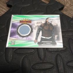 Jeff Hardy WWE Relic Matt Card Numbered 25/199