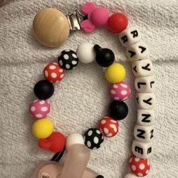 Custom Baby Teethers & Pacifier Clips – Handmade 