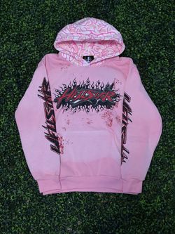 Hellstar Brainwashed Pink With Brain Hoodie