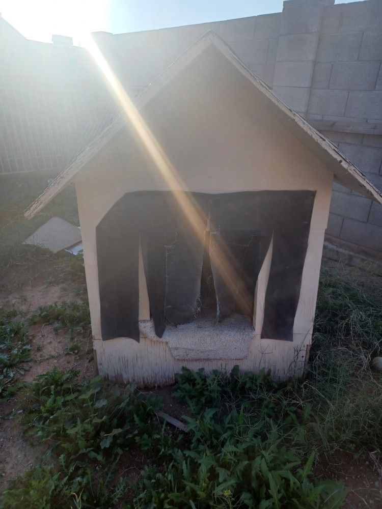 Dog House With Real Roof