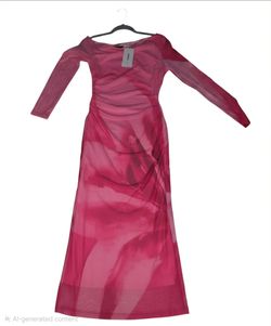 Summer maxi dress beautiful pink.